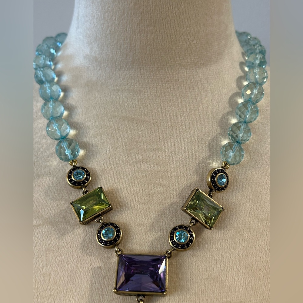 Heidi Daus Swarovski Crystal Necklace        NWOT - Picture 2 of 8